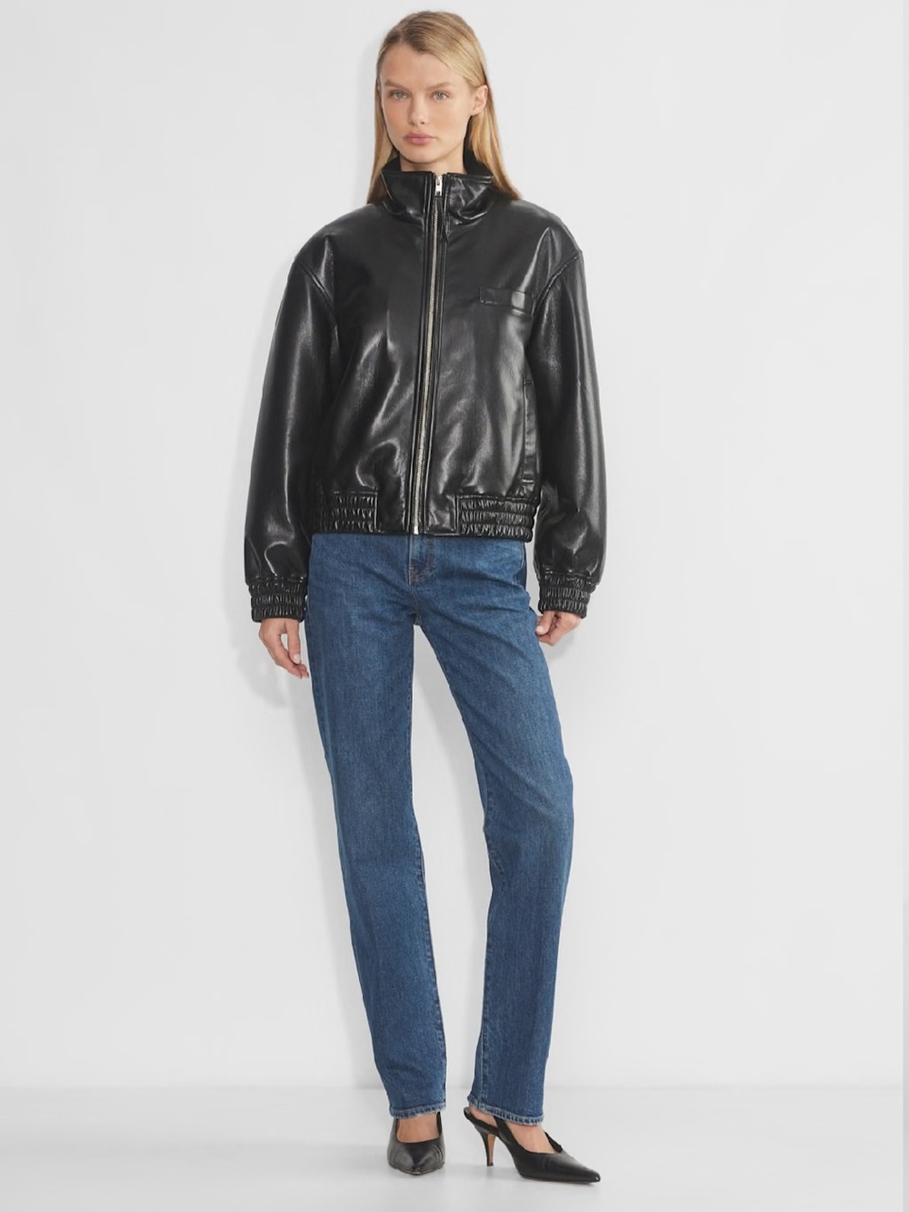 Denim Forum 90s Sculpt Mid Rise Straight